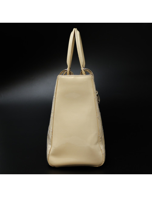 Sac Lady DIOR cuir verni