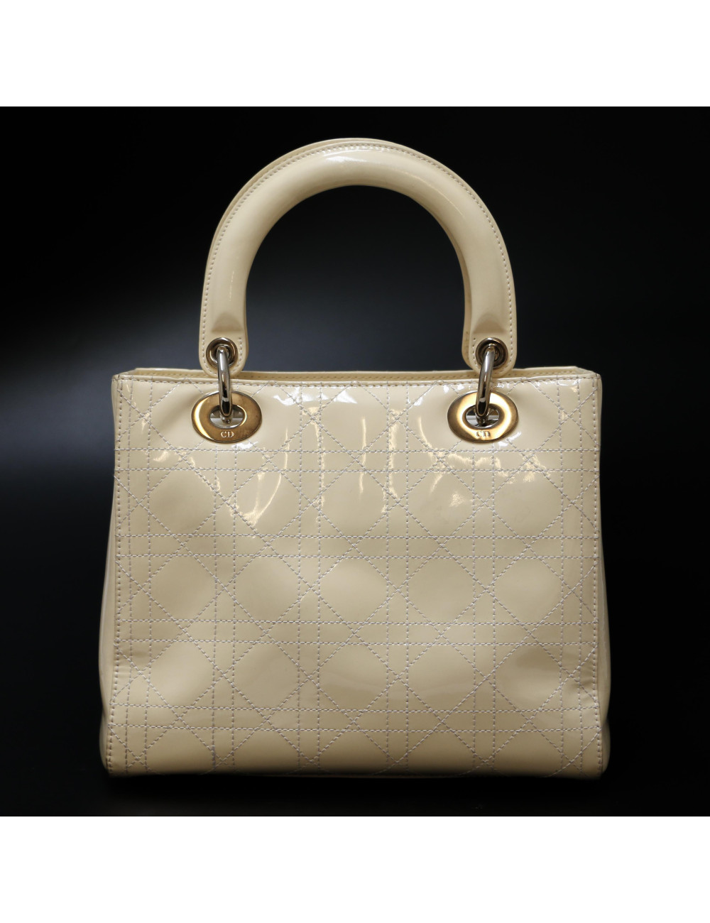Sac Lady DIOR cuir verni