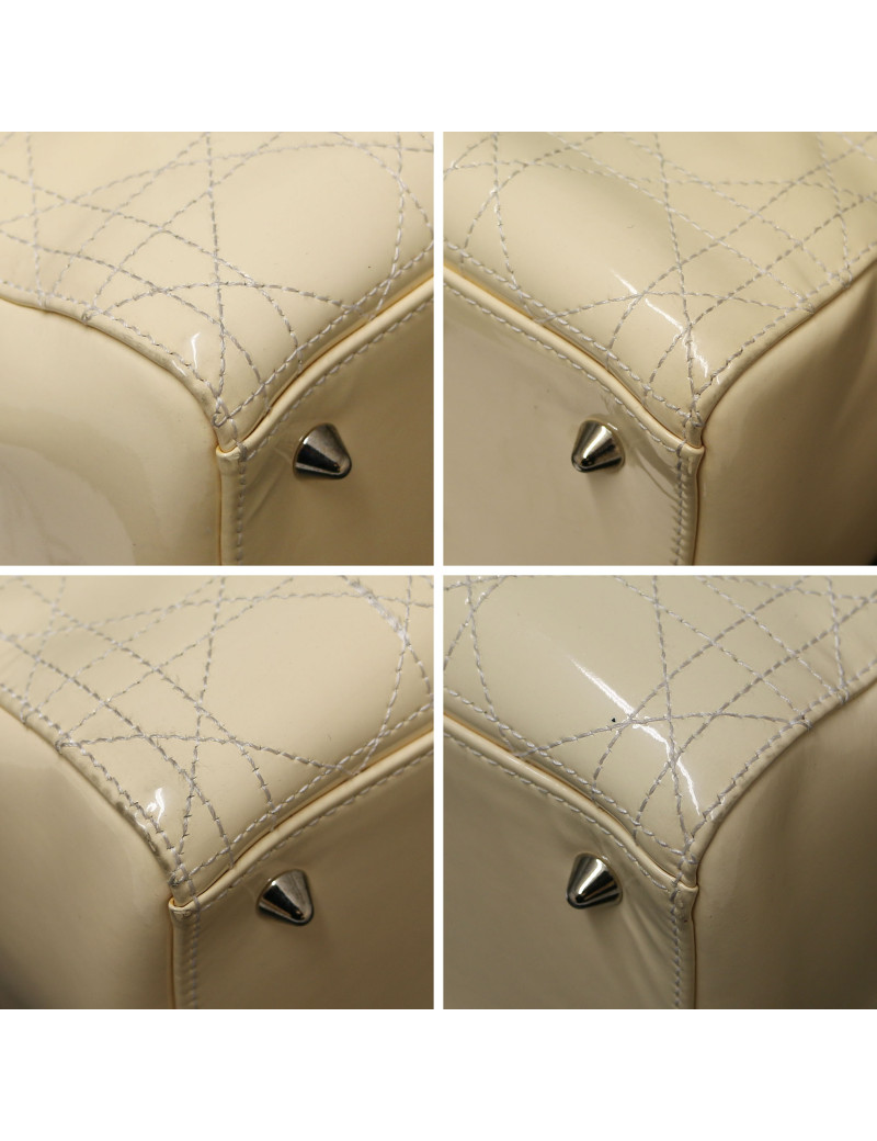 Sac Lady DIOR cuir verni