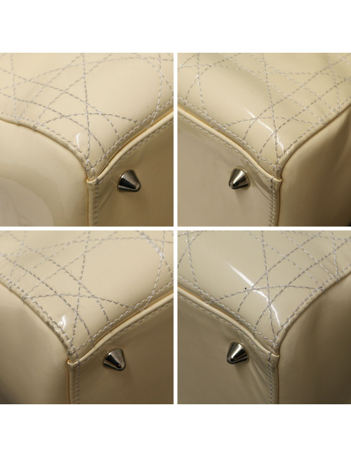 Sac Lady DIOR cuir verni