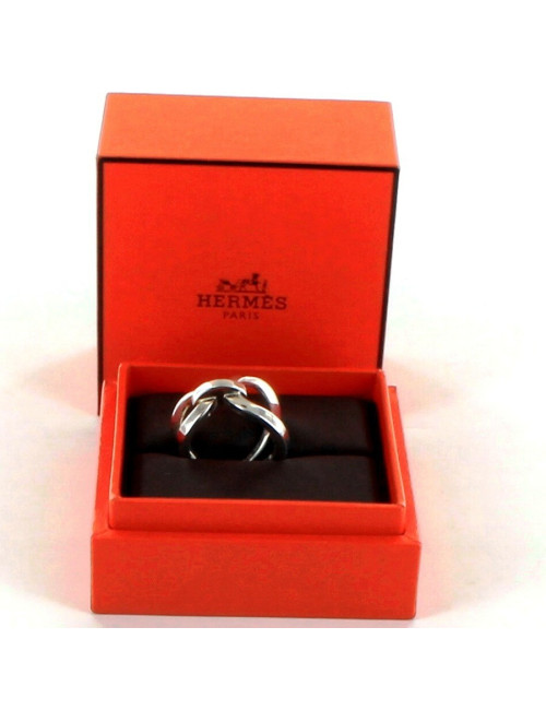 bague HERMES  argent  t 54