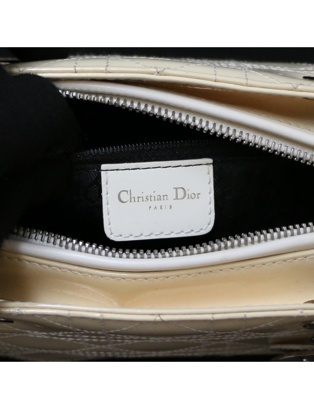 Sac Lady DIOR cuir verni