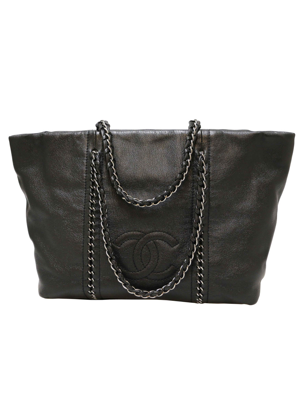 Petit cabas CHANEL cuir souple