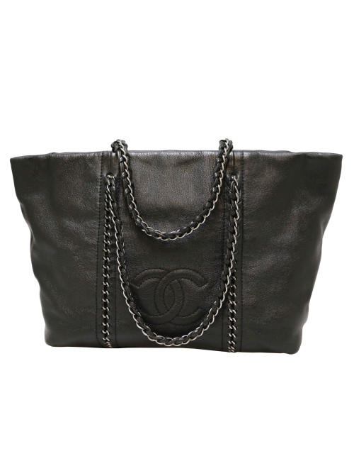 Petit cabas CHANEL cuir souple