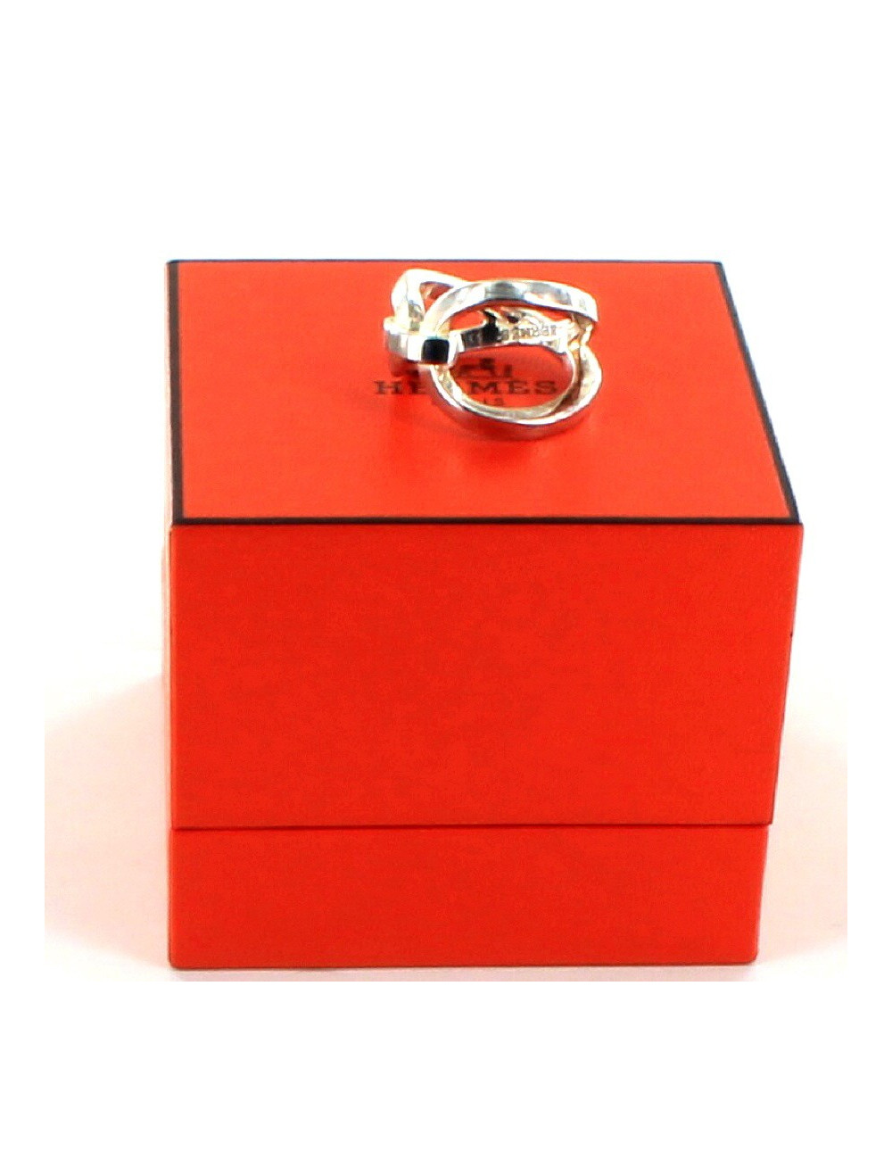 bague HERMES  argent  t 54