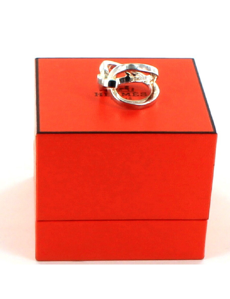 bague HERMES  argent  t 54