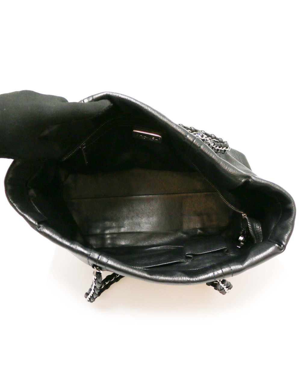 Petit cabas CHANEL cuir souple