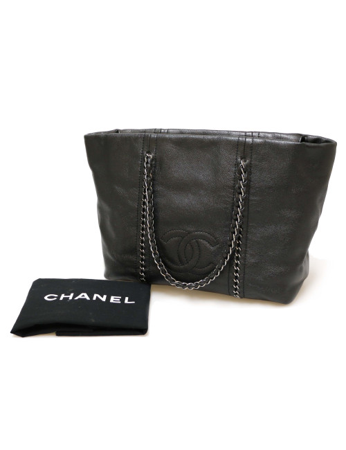 Petit cabas CHANEL cuir souple