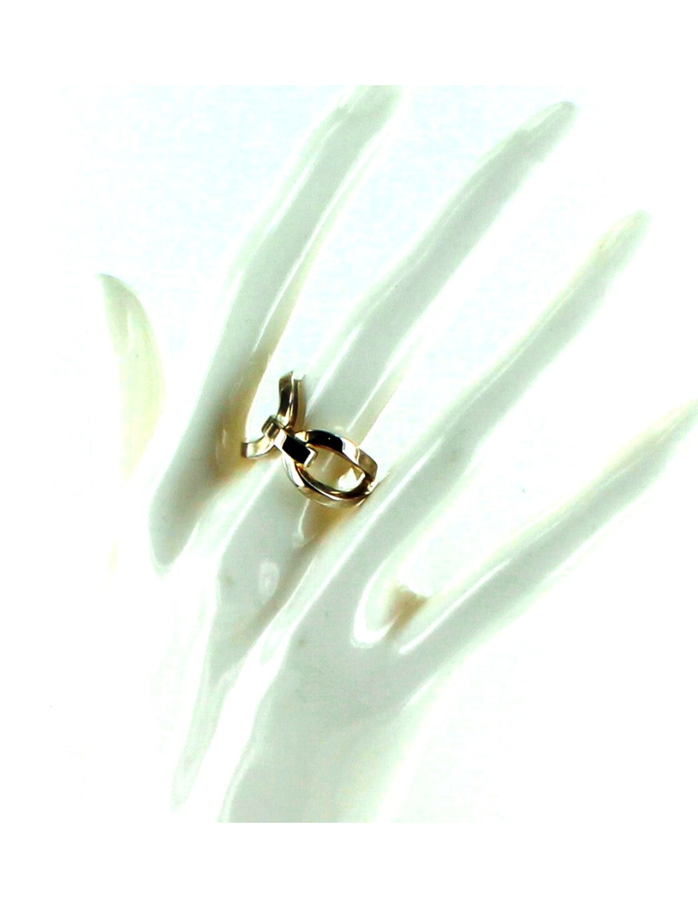 bague HERMES  argent  t 54