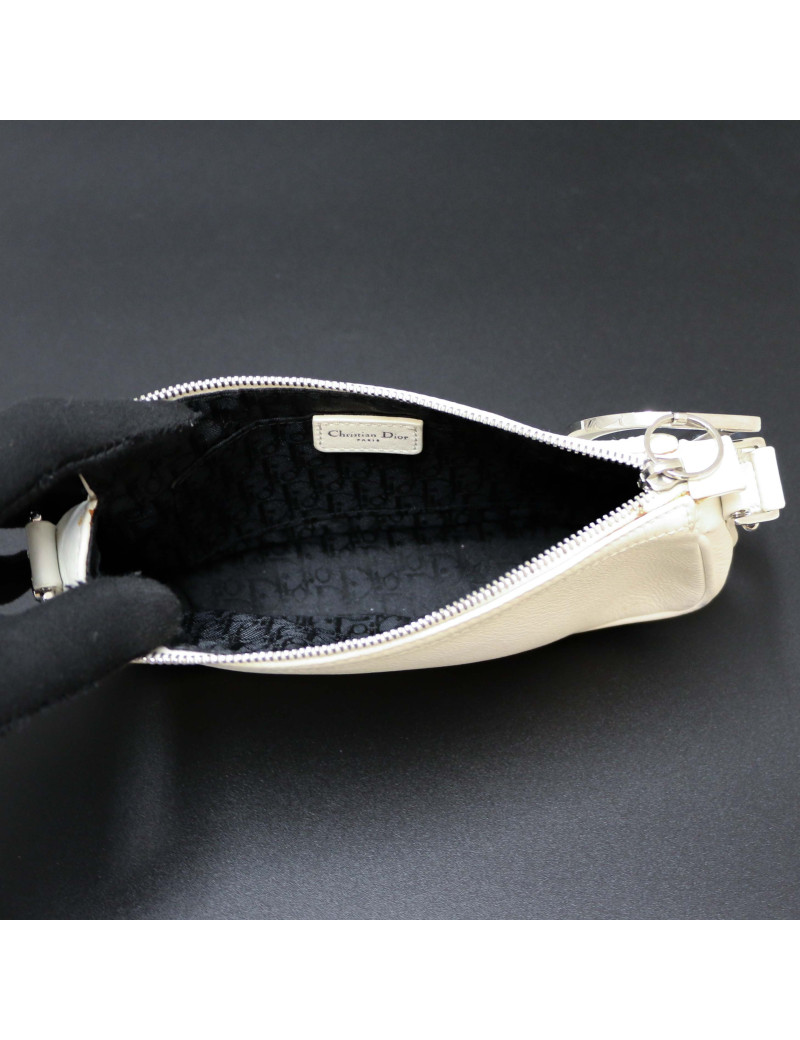 Mini sac CHRISTIAN DIOR blanc