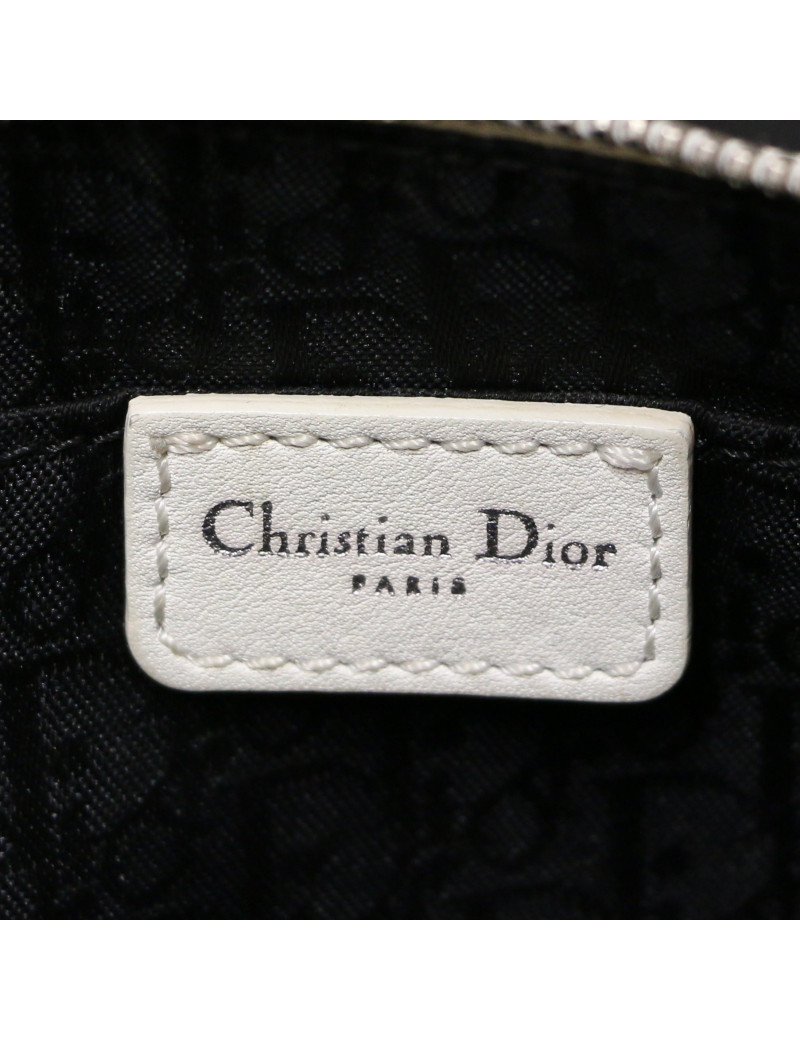Mini sac CHRISTIAN DIOR blanc