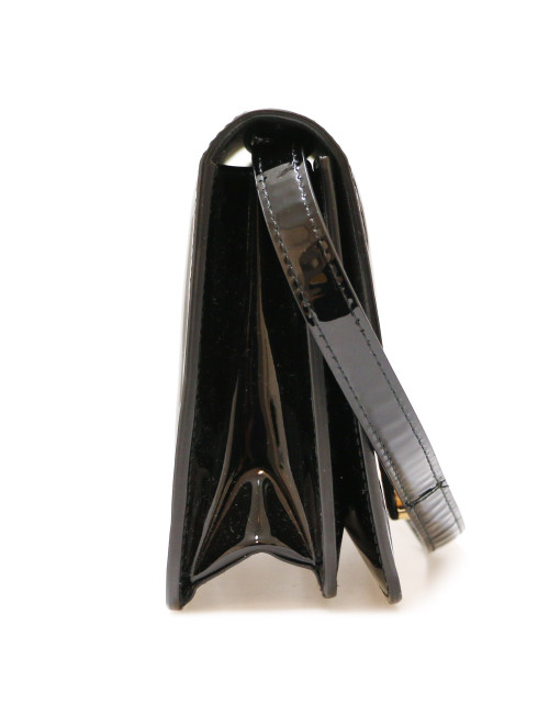 Mini sac du soir FENDI verni noir