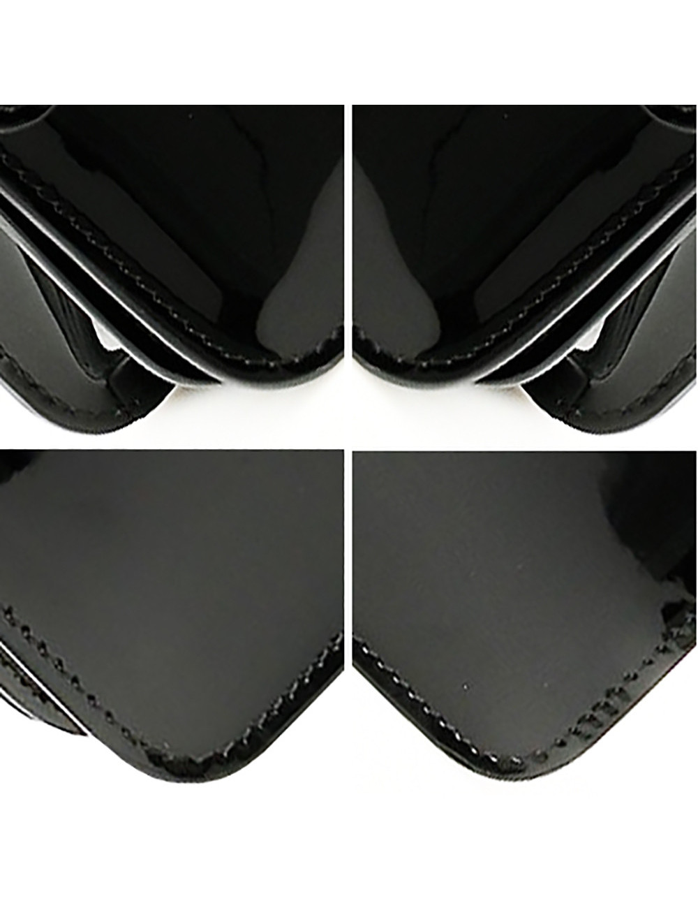 Mini sac du soir FENDI verni noir