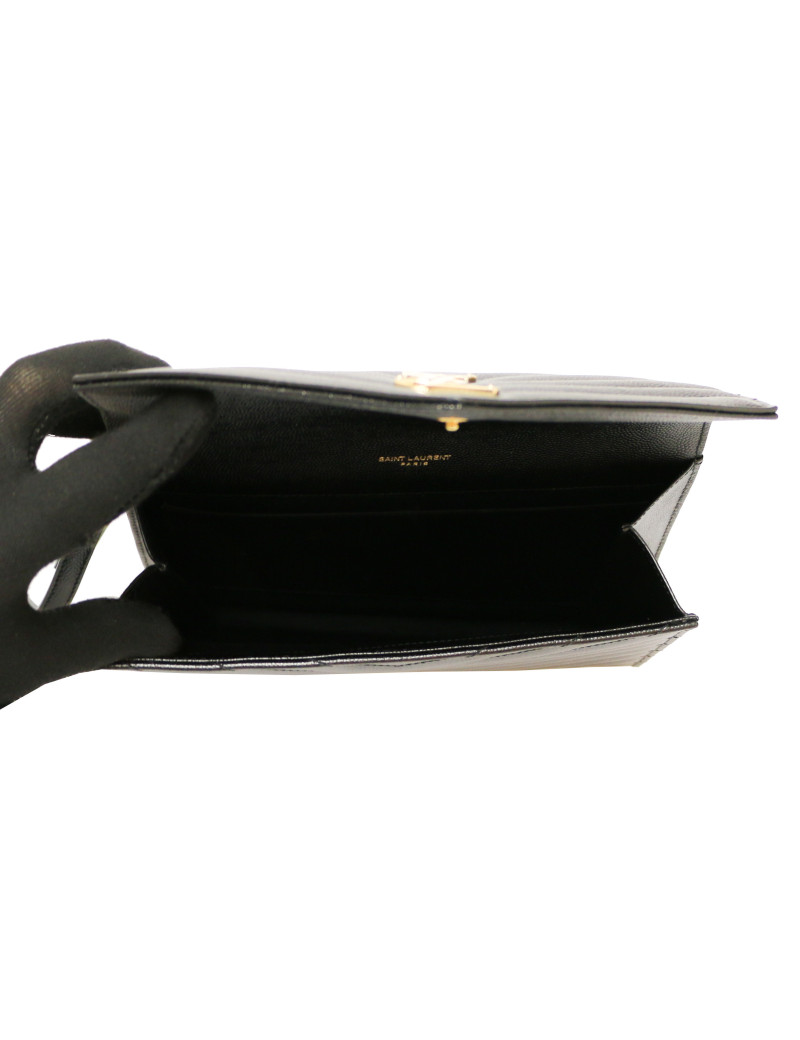 Pochette Cassandre YSL SAINT LAURENT cuir grainé