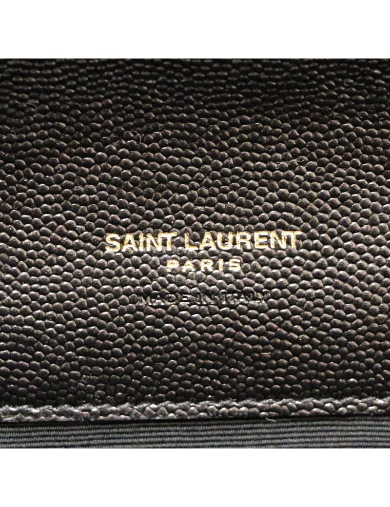 Pochette Cassandre YSL SAINT LAURENT cuir grainé