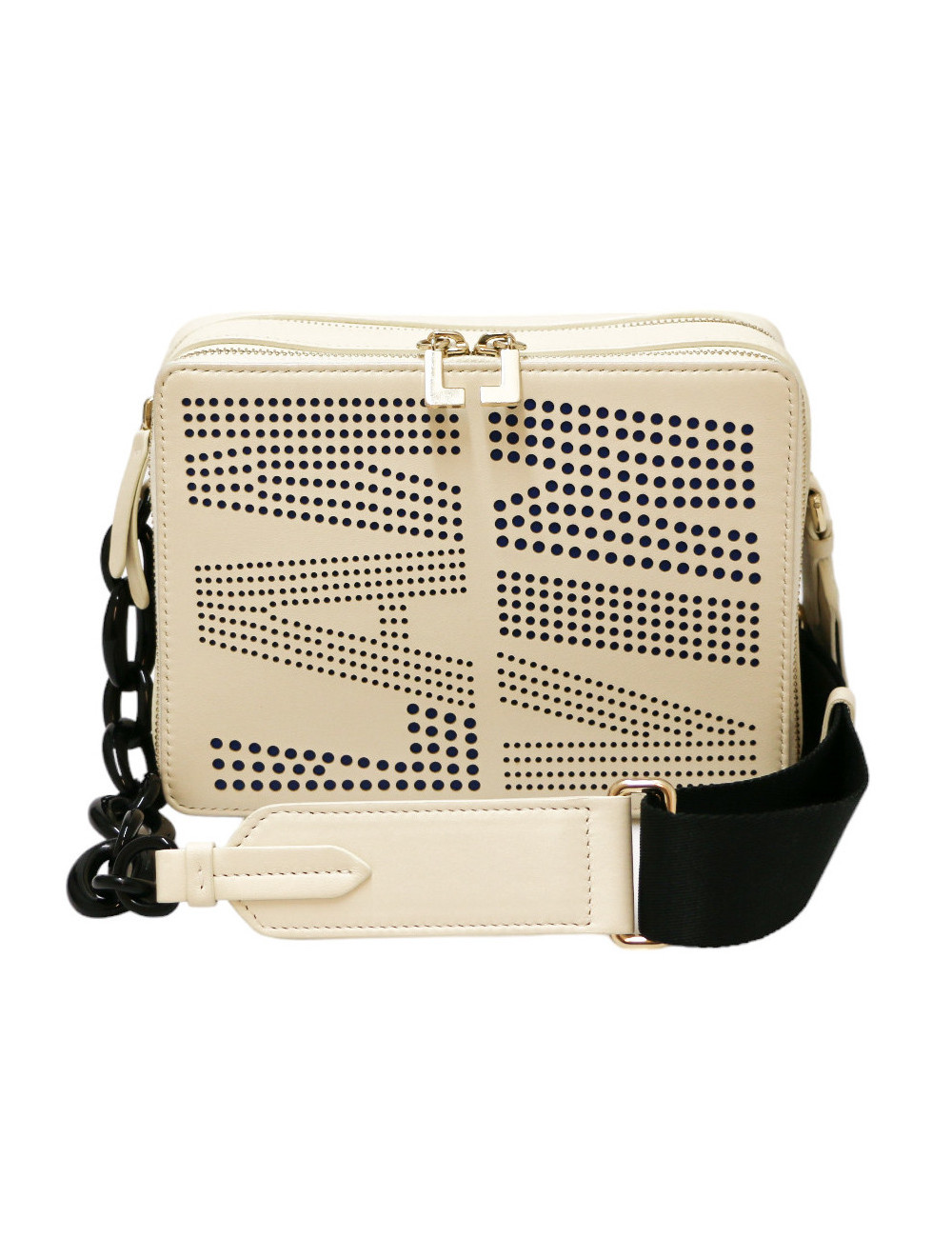 Mini sac LANVIN cuir beige