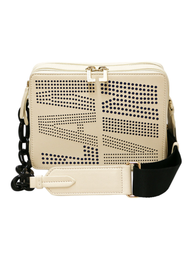 Mini sac LANVIN cuir beige
