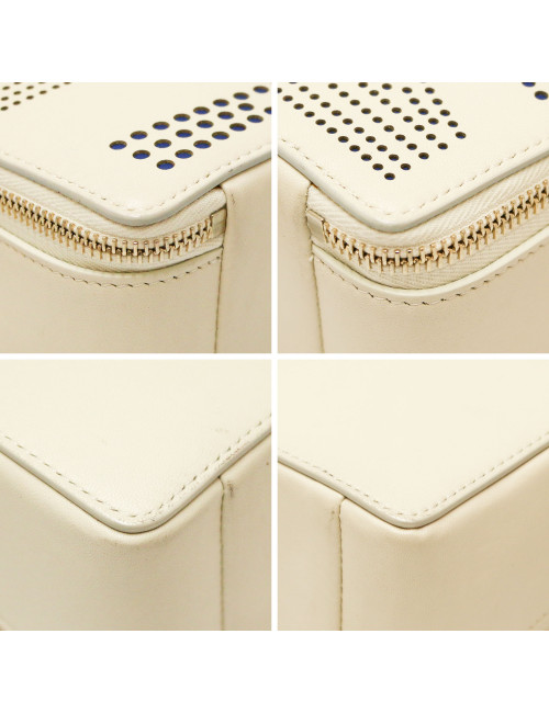 Mini sac LANVIN cuir beige