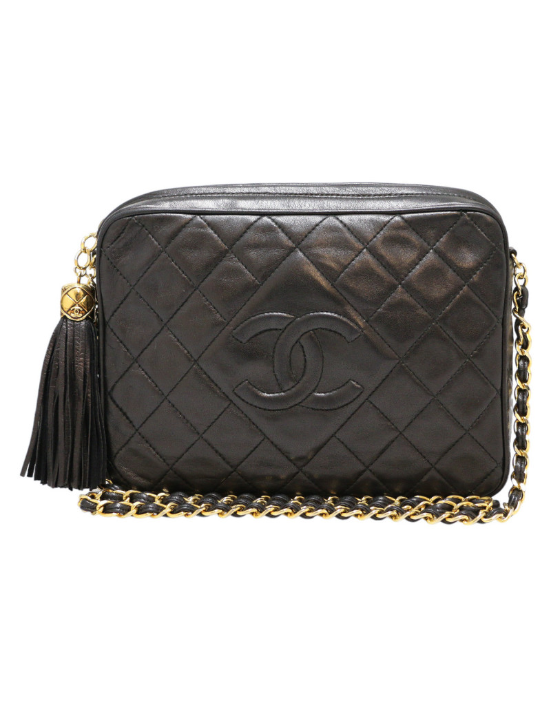 SAc vintage Camera CHANEL pompon