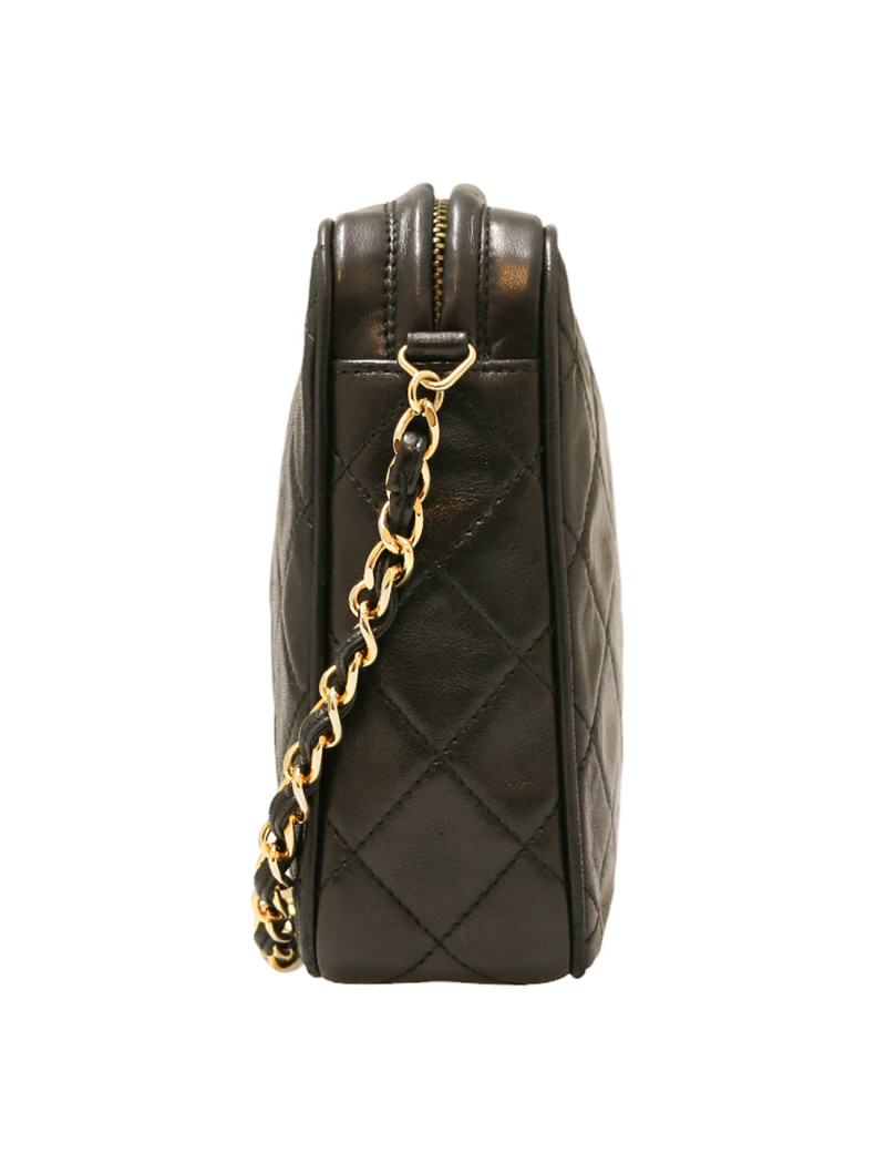 SAc vintage Camera CHANEL pompon