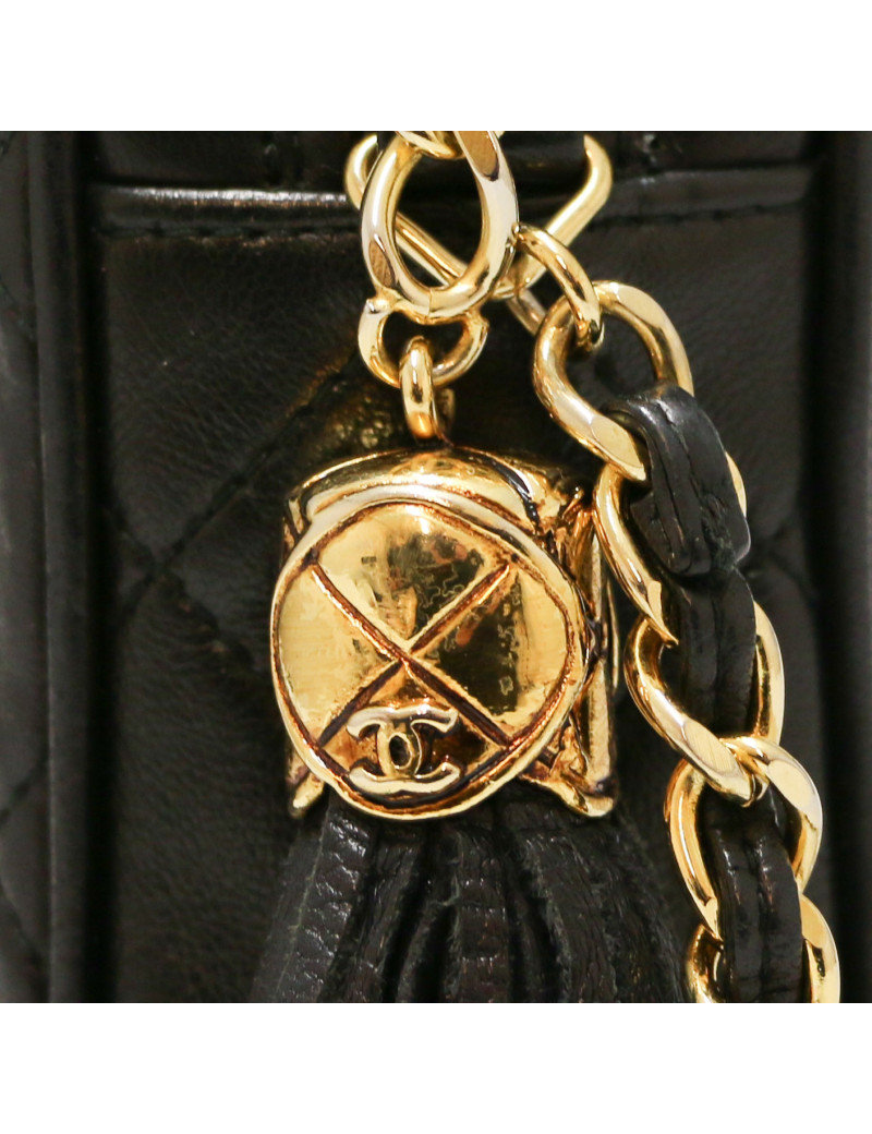SAc vintage Camera CHANEL pompon
