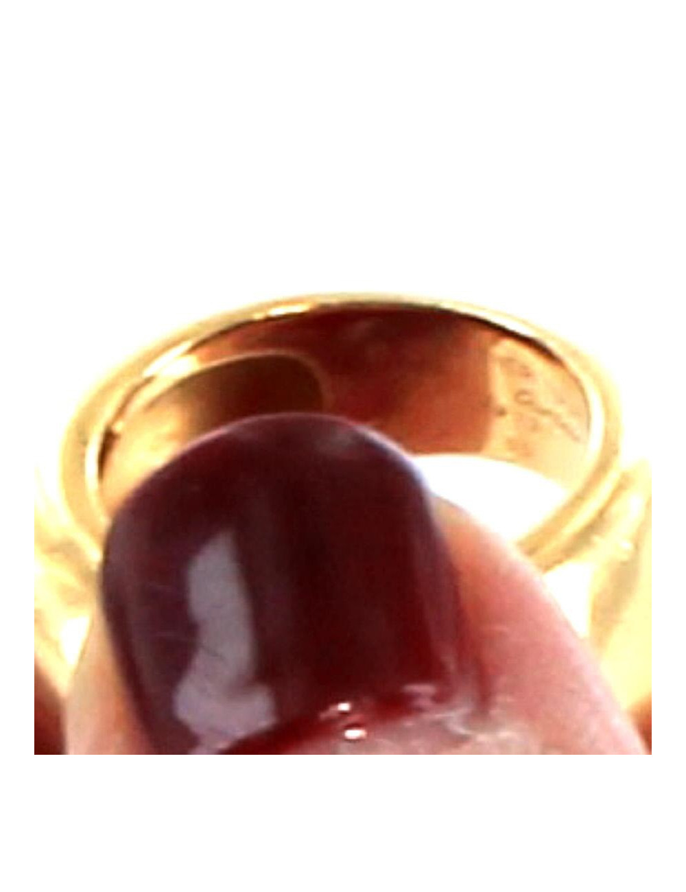 bague CARTIER  t 54 or jaune