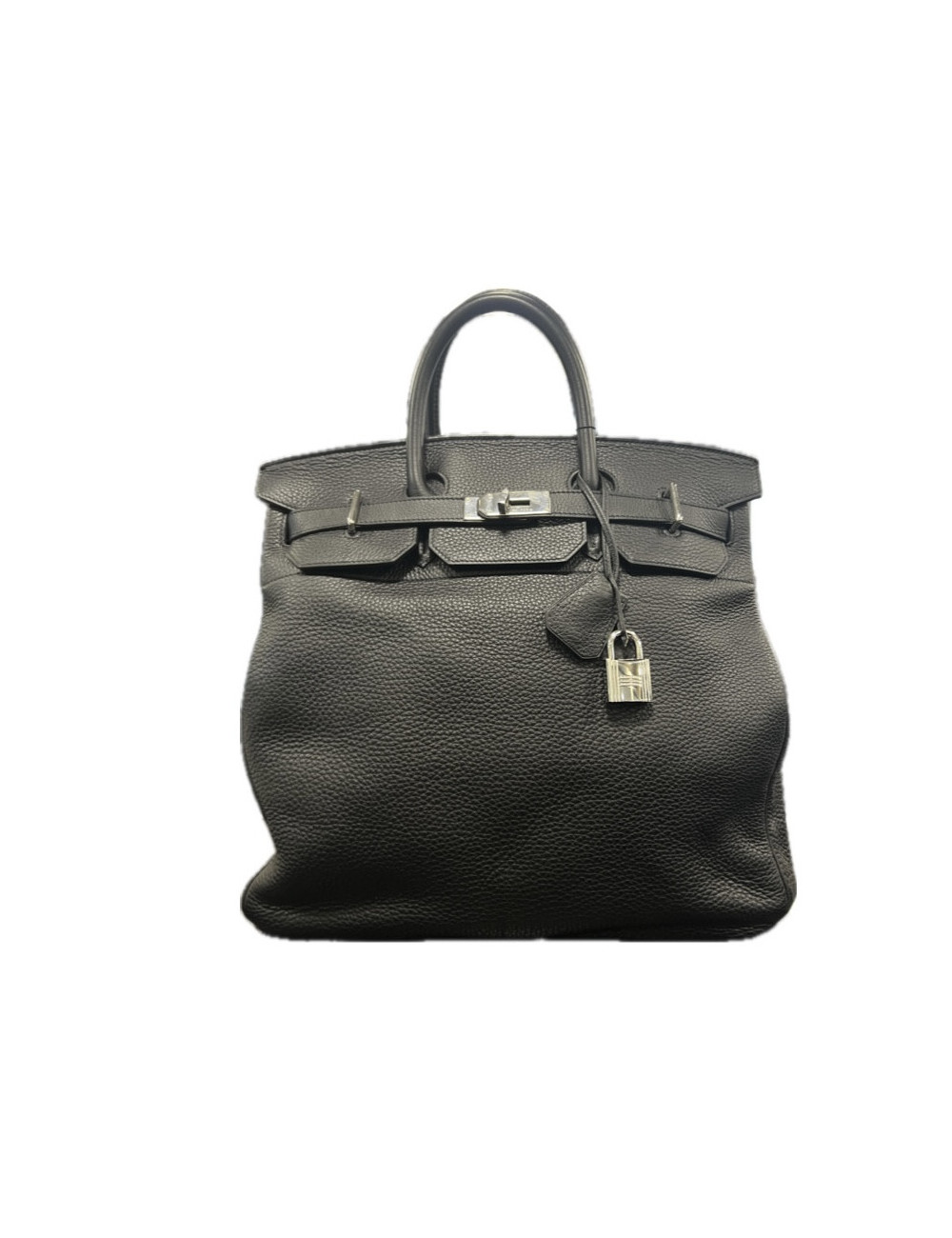 HAC 40 HERMES cuir Togo noir 