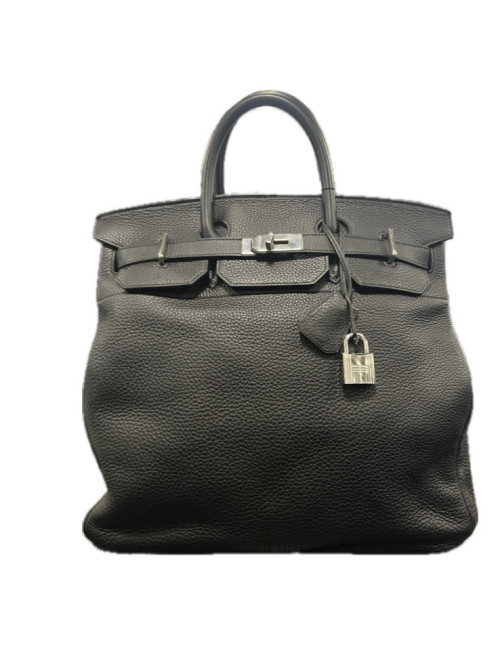 HAC 40 HERMES cuir Togo noir 