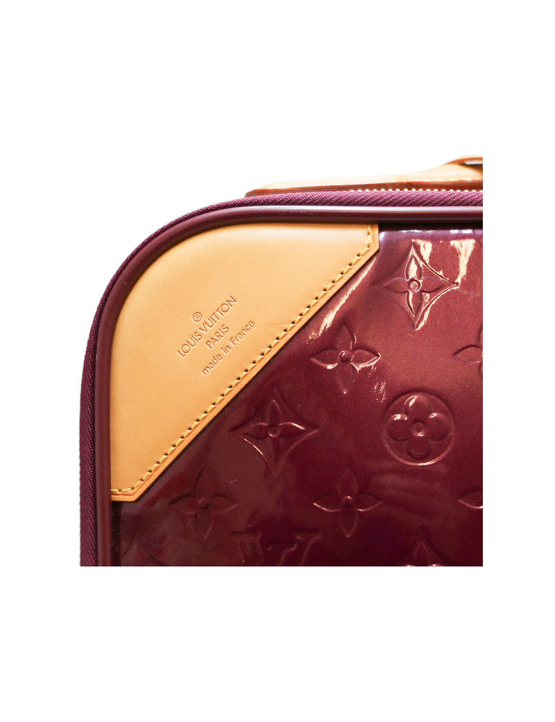 Valise roulante LOUIS VUITTON vernie