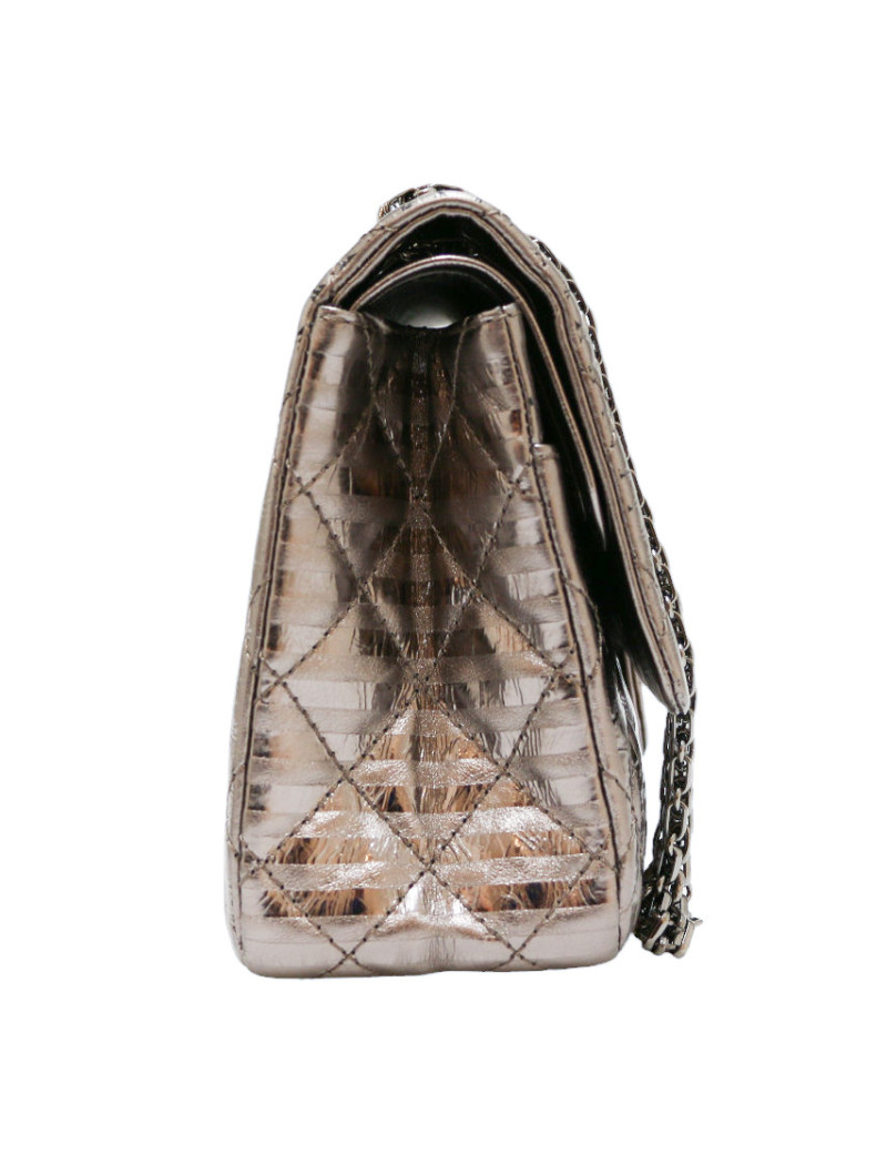 CHANEL silver 2.55 bag