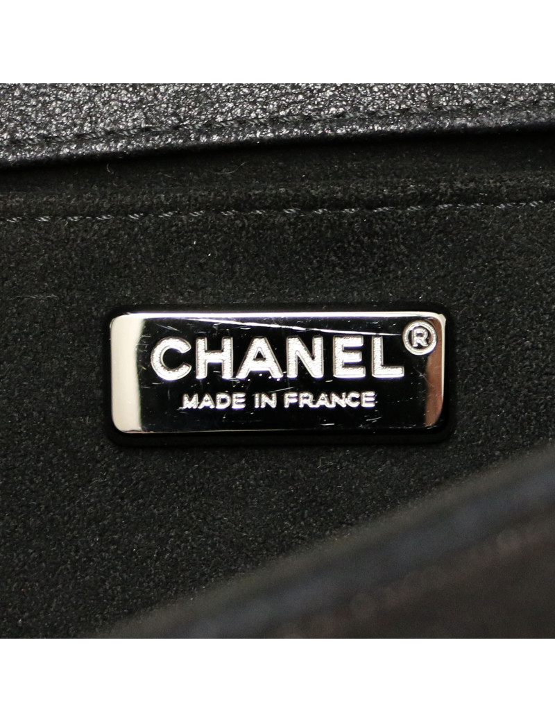 Sac Boy CHANEL sequins noirs