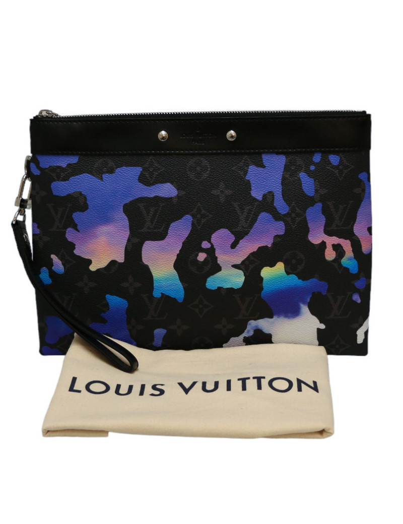Collector Pochette To Go LOUIS VUITTON Sunrise Monogram toile Eclipse