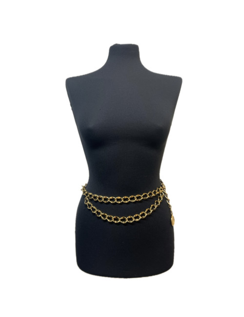Ceinture double rangs CHANEL dorée
