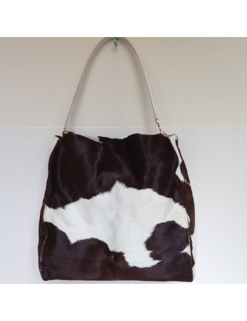 Sac cabas ROCHAS imprimé vache