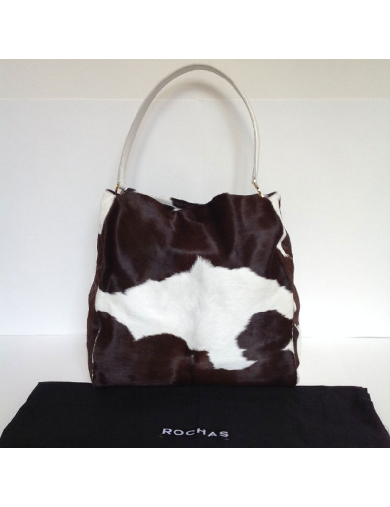 Sac cabas ROCHAS imprimé vache