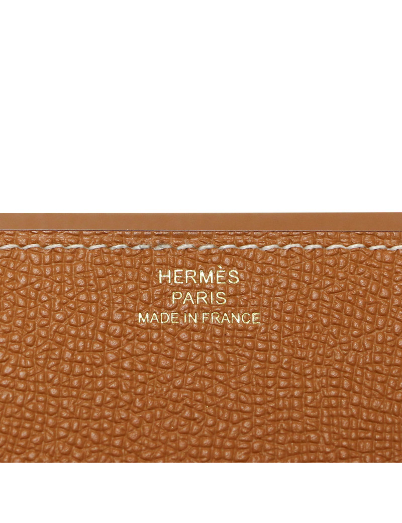 Mini Clutch Clic 16 HERMES Gold Grained Leather