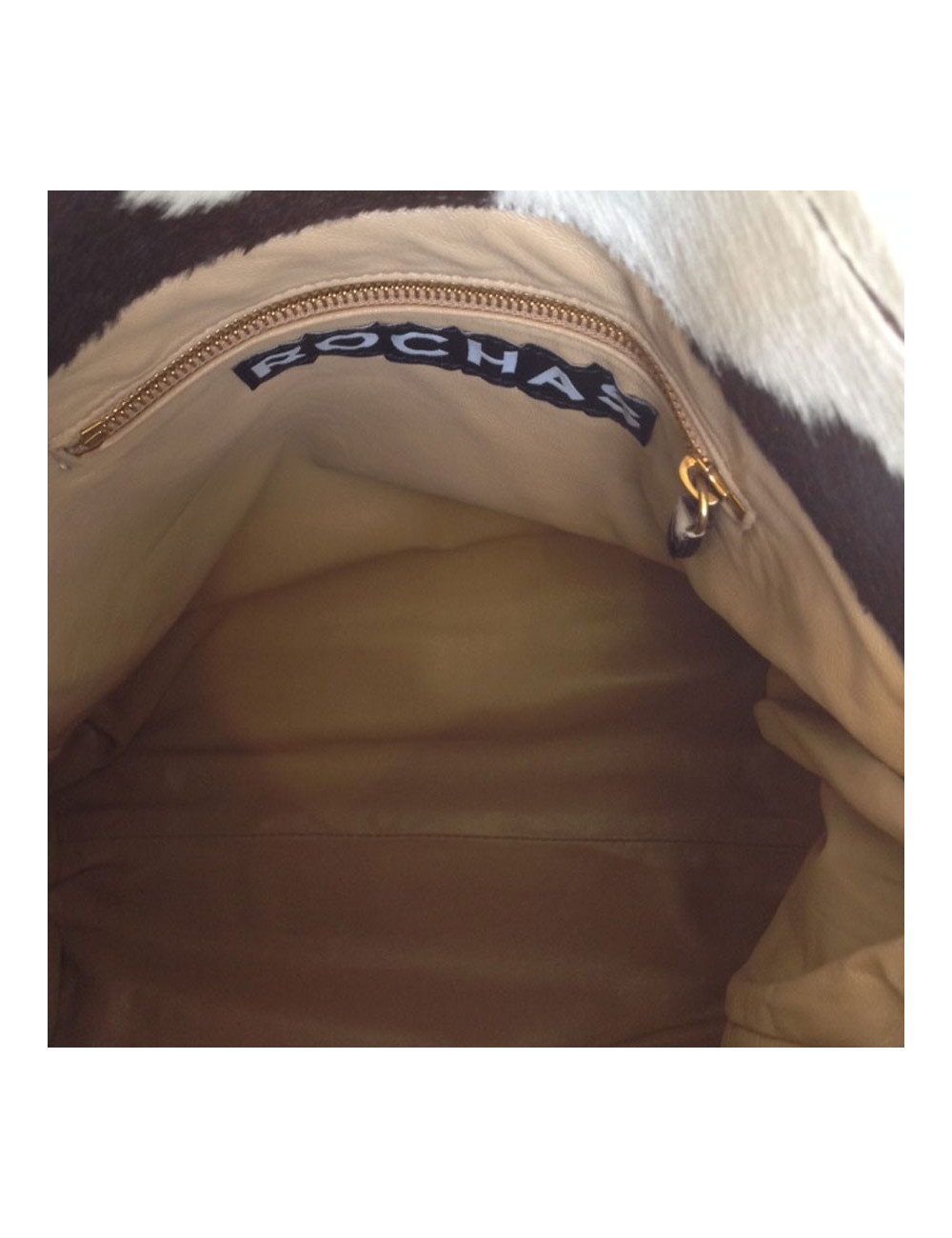 Sac cabas ROCHAS imprimé vache