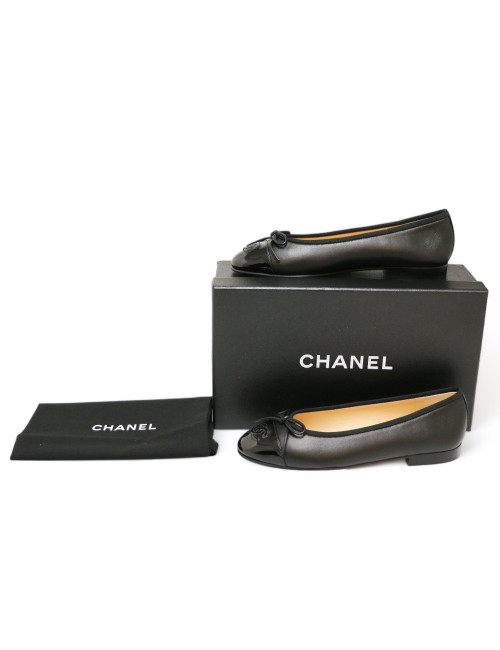 Ballerines T 36C CHANEL noires