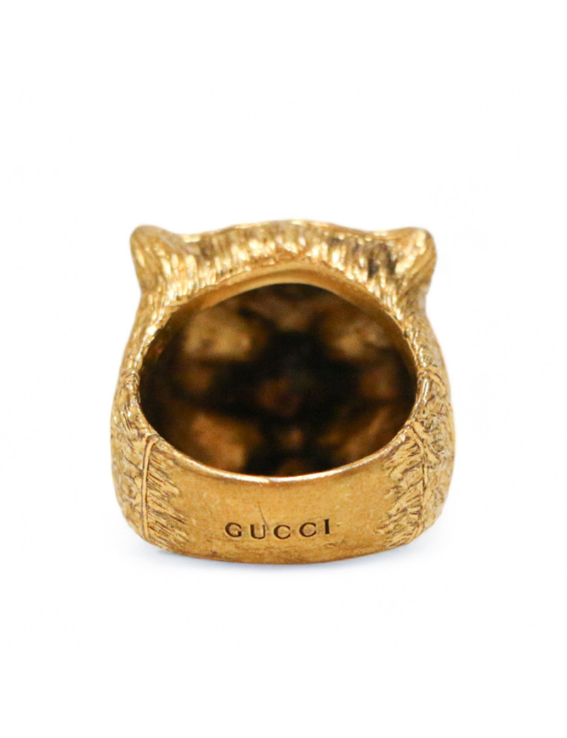 Bague GUCCI tigre doré