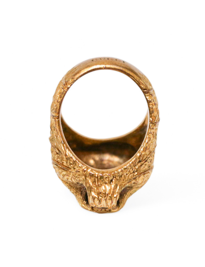 Bague GUCCI tigre doré