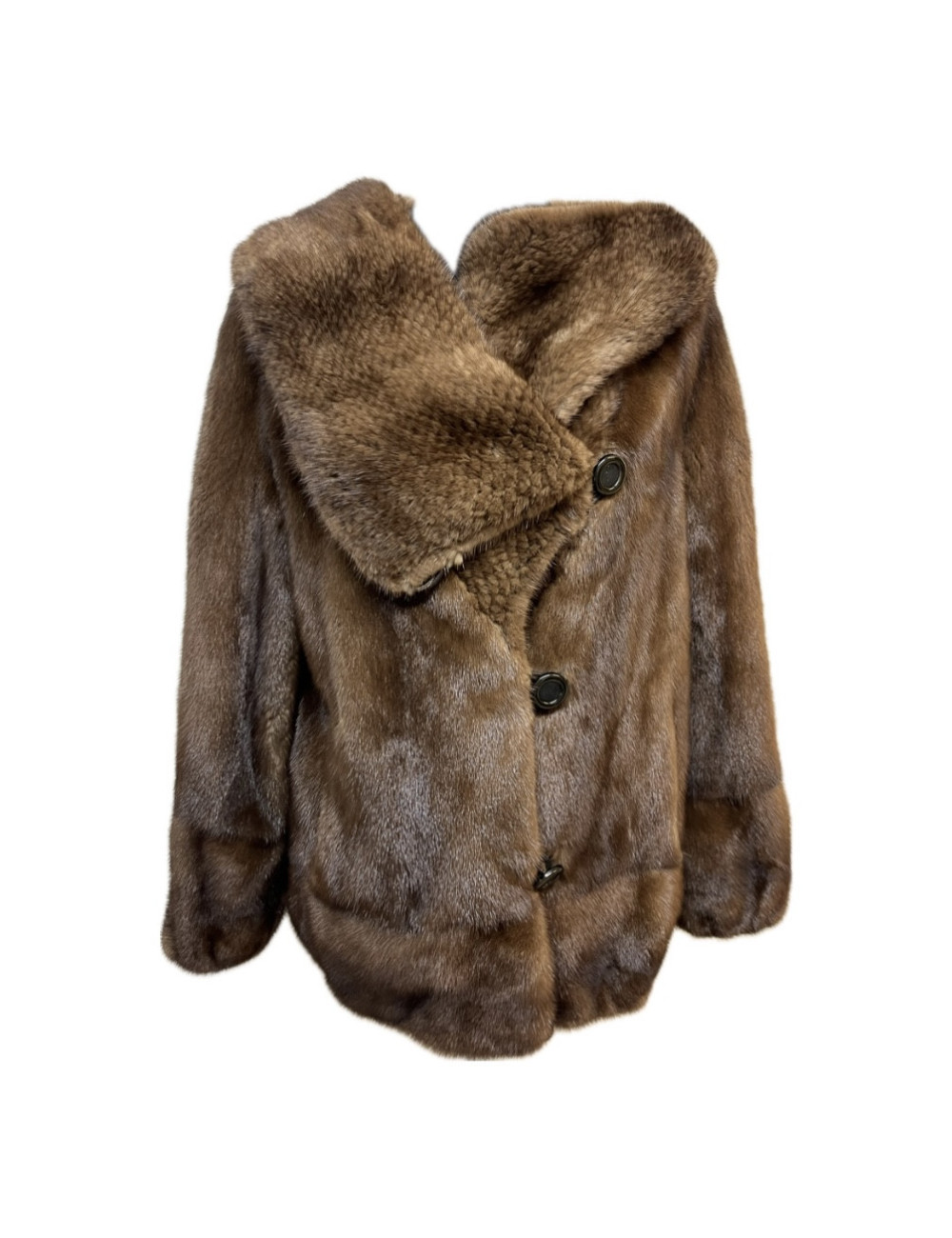 Veste PELLISSIMO vison maron 