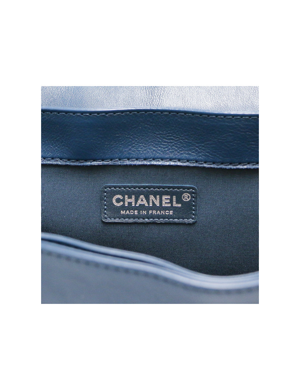 CHANEL blue Boy bag