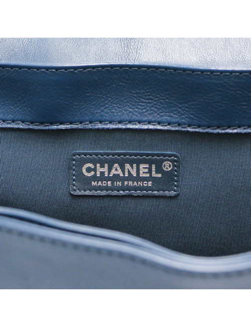 CHANEL blue Boy bag