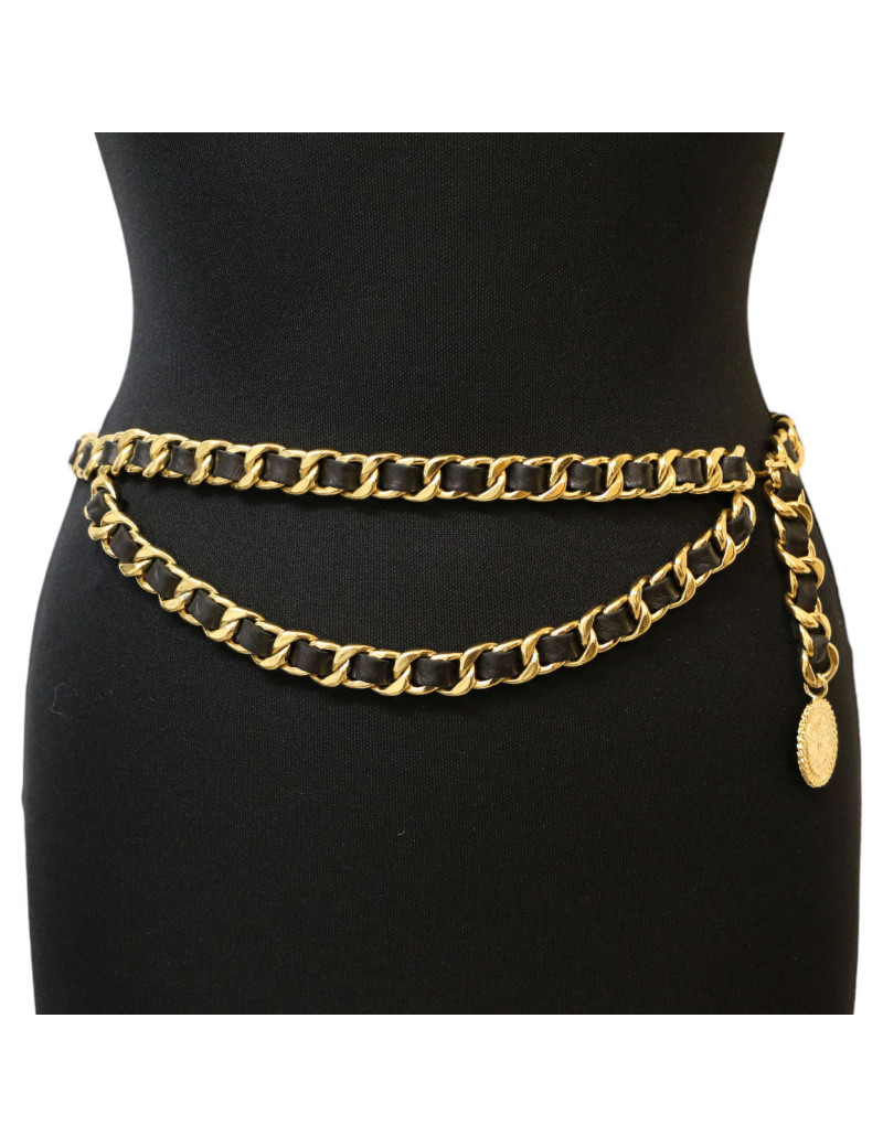 Ceinture vintage CHANEL double rangs