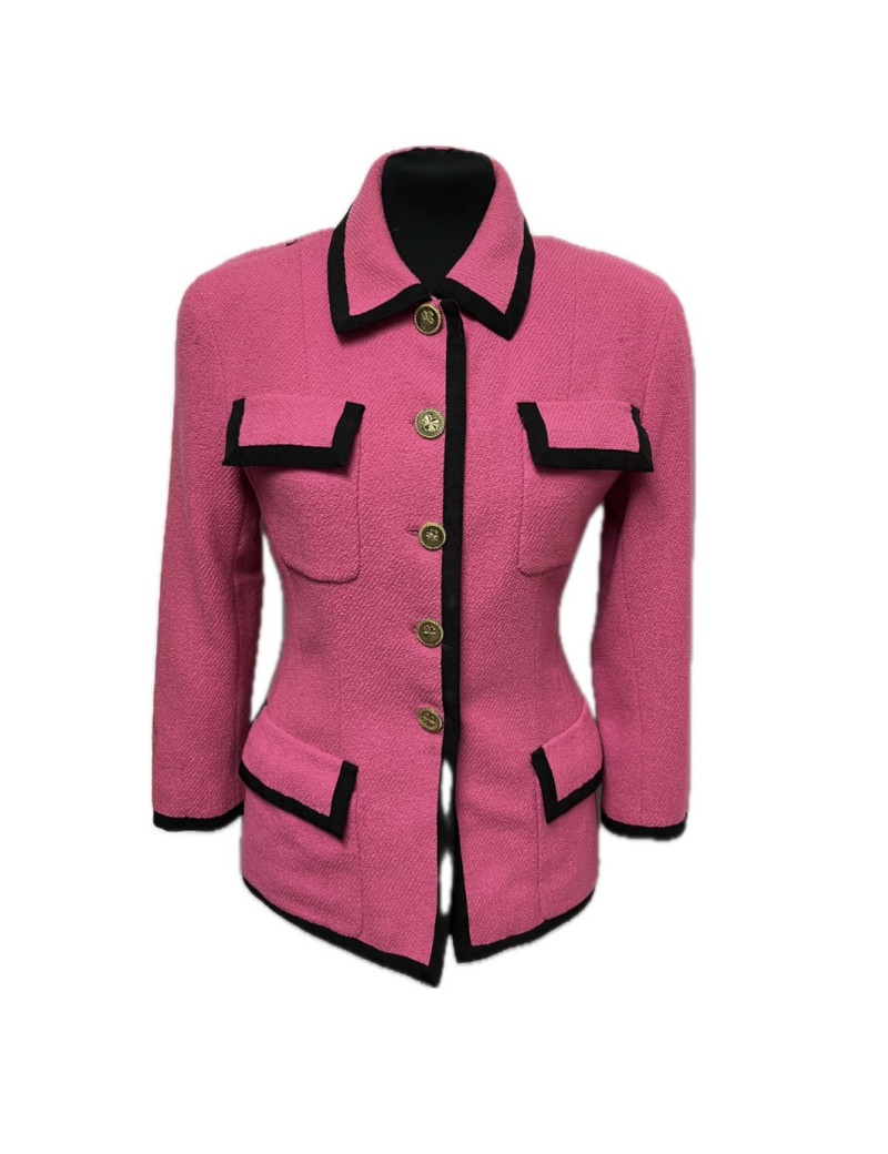 Veste T 38 CHANEL rose Vintage