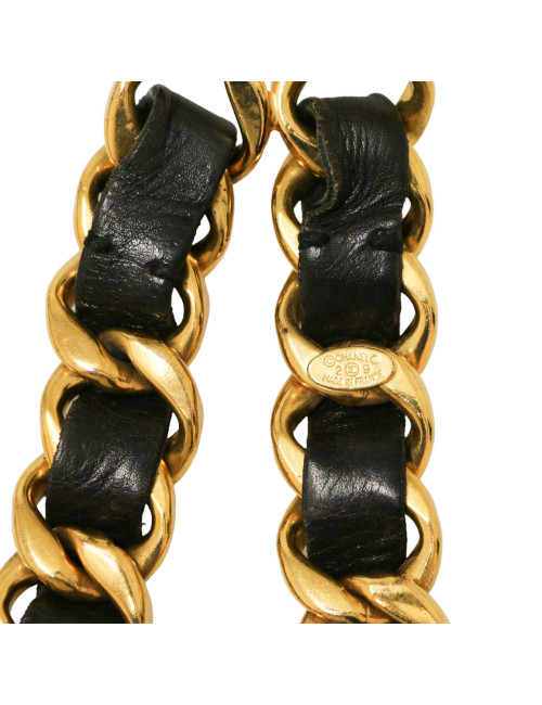 Ceinture double rangs CHANEL gros CC