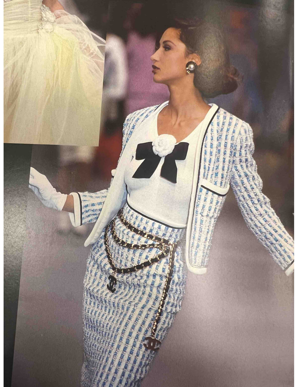 Ceinture double rangs CHANEL gros CC