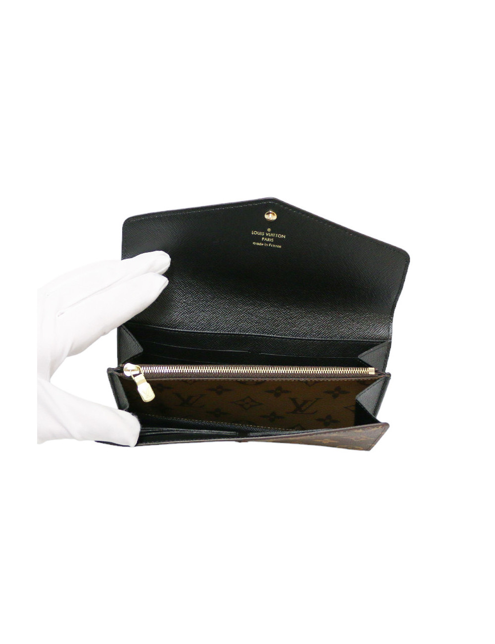 LOUIS VUITTON Sarah wallet Reverse Monogram