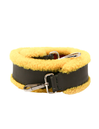 Bnadoulière FENDI peau retournée