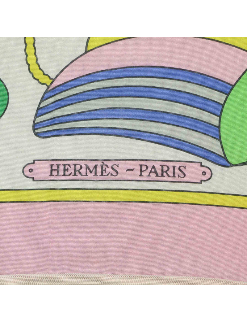 HERMES Thalassa silk jersey scarf